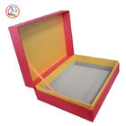 Reusable Fancy Paper Gift Box , Flat Gift Boxes With Lids For Notebook
