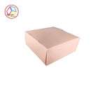 Pink Small Cardboard Presentation Boxes With Transparent PVC Window
