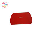 Red Fancy Craft Paper Gift Box / Food Packaging Boxes For Pie Biscuits
