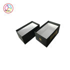 Black Unique Jewelry Paper Gift Box , Luxury Jewellery Packaging Boxes