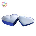 Heart Shaped Jewelry Box Pearl Paper Recyclable Feature Eco - Friendly