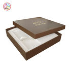 Flat Cosmetic Gift Box / Portable Makeup Storage Box Customized Insert