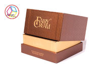 Brown Cosmetic Gift Box , High End Beauty Box Recyclable Feature