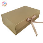 Rectangle Cardboard Perfume Boxes Brown Kraft Paper Eco - Friendly