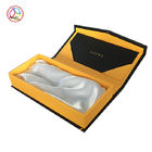 Personalized Gift Hair Extensions Packaging Box Golden Color Printing