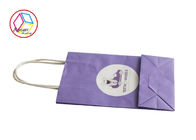Elegant Printed Paper Bags , Personalized Reusable Shopping Bags