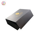 Flip Gold Foil Hair Extensions Packaging Box Matte Lamination With Insert