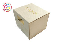 Matte Varnish Cosmetic Gift Box Membrane Surface With PVC Insert