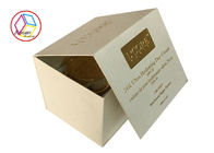 Matte Varnish Cosmetic Gift Box Membrane Surface With PVC Insert