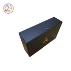 Anti Scratch Lamination Black Color Hot Stamped Craft Gift Box