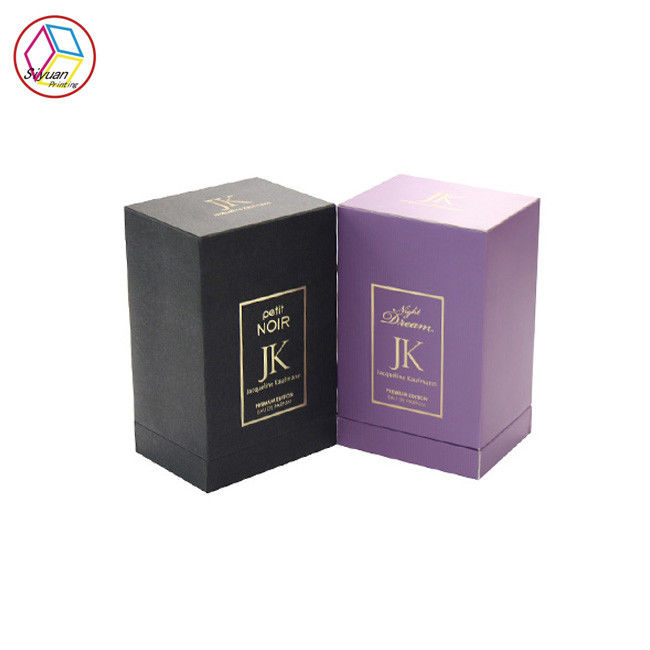 Boutique Perfume Packaging Boxes , Luxury Perfume Box Golden Board