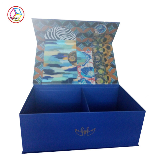 Matte Lamination Fancy Paper Gift Box Recyclable Rectangular Gift Boxes